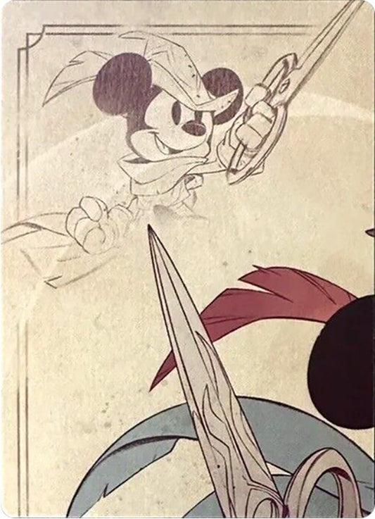 Mickey Mouse - Brave Little Tailor Puzzle Insert (Top Left) [1]