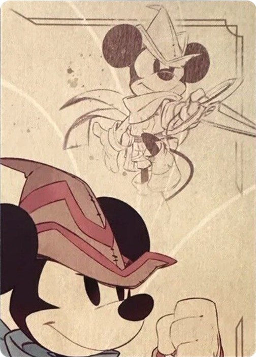 Mickey Mouse - Brave Little Tailor Puzzle Insert (Top Right) [1]
