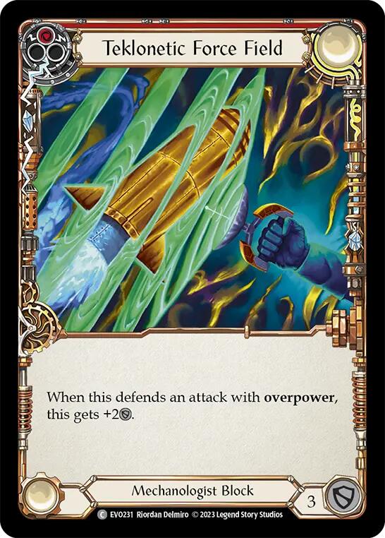 Teklonetic Force Field (Red) [EVO - EVO231]