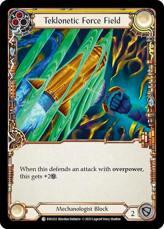 Teklonetic Force Field (Yellow) [EVO - EVO232]