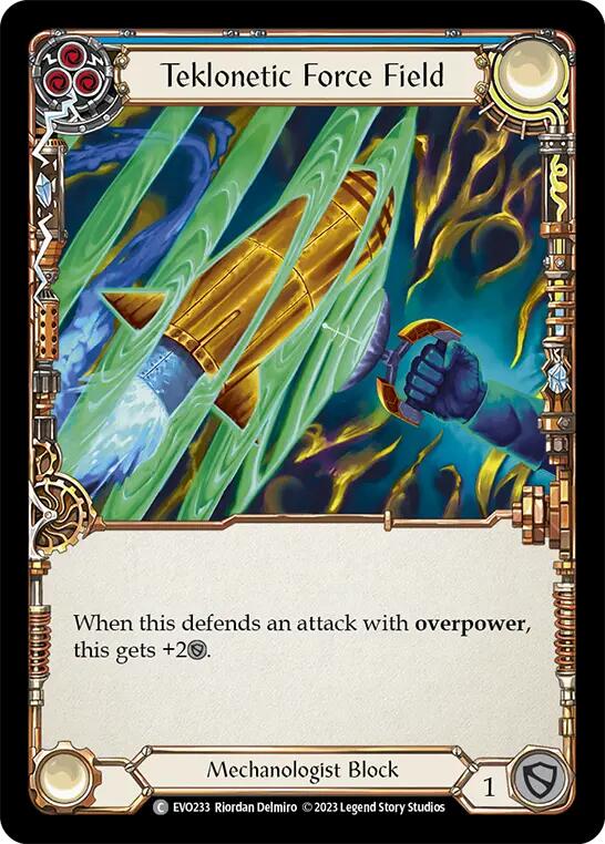 Teklonetic Force Field (Blue) [EVO - EVO233]
