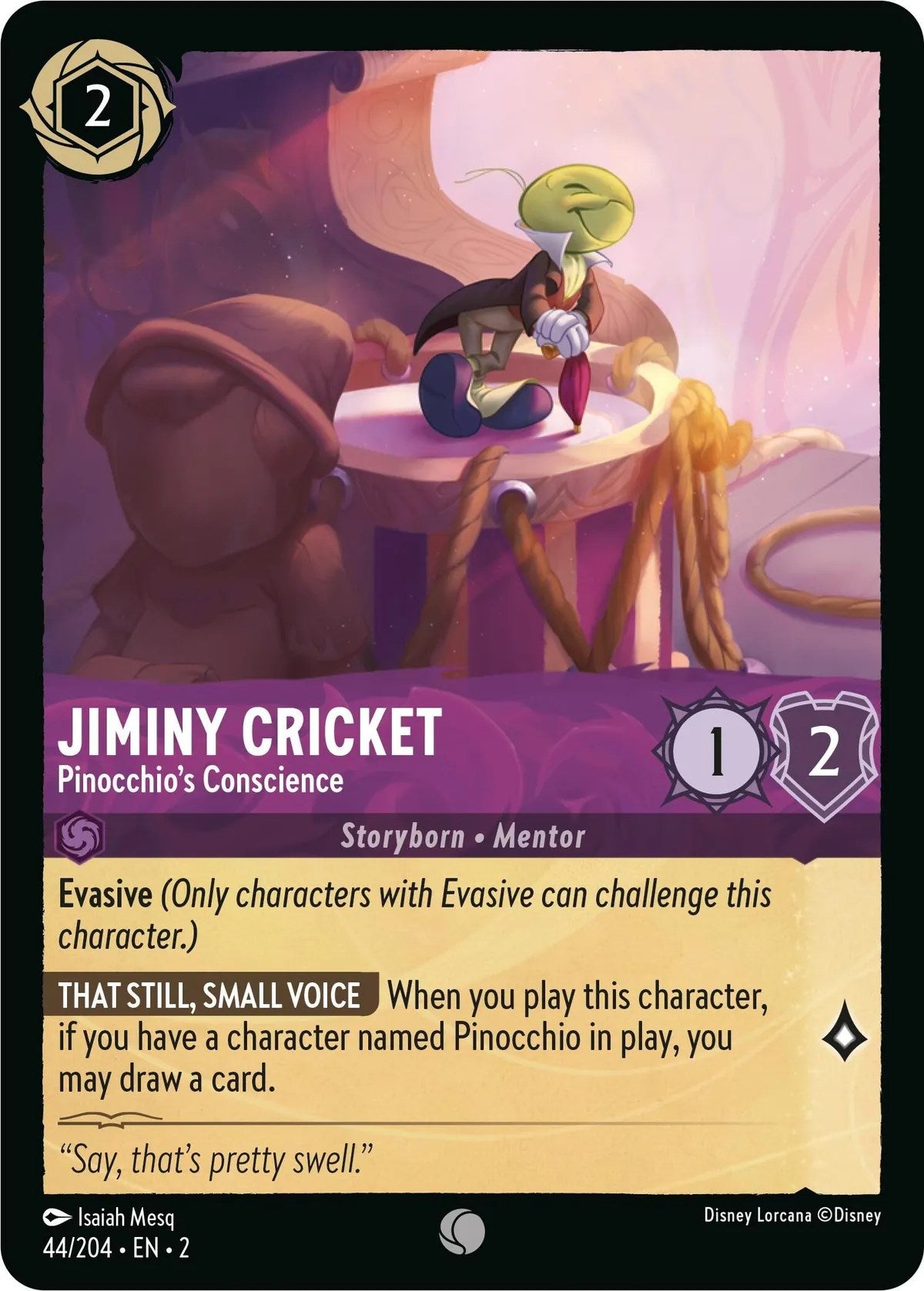 Jiminy Cricket - Pinocchio's Conscience [2 - 44/204]