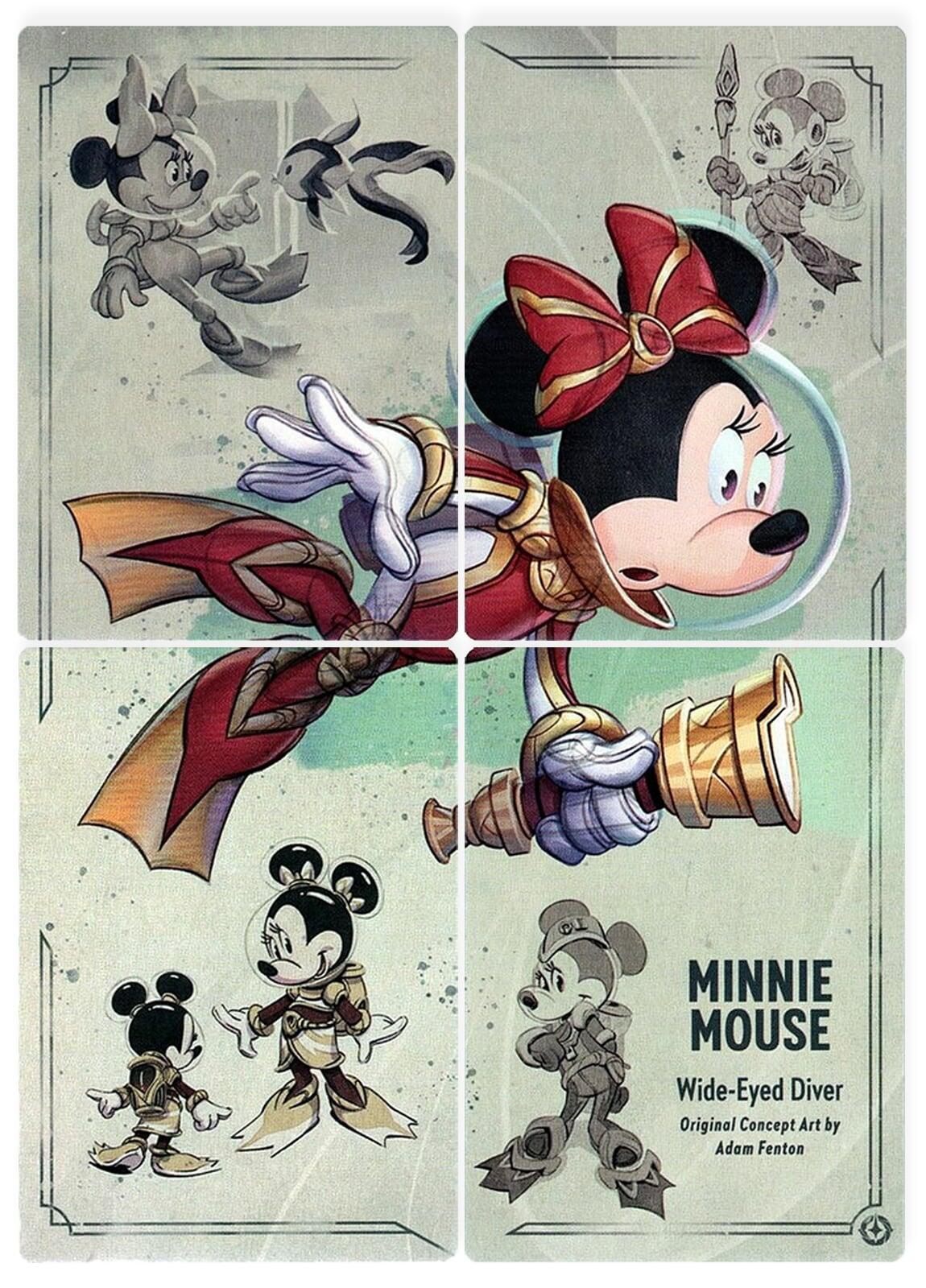 Minnie Mouse - Wide-Eyed Diver Puzzle Insert (Set of 4) [2 - 4]
