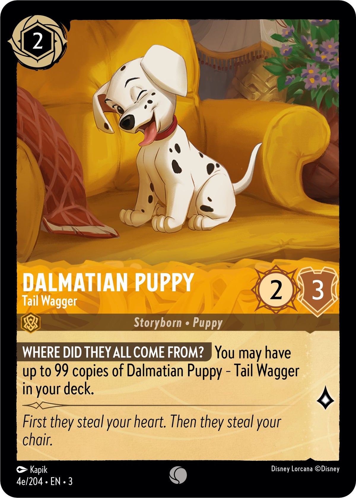 Dalmatian Puppy - Tail Wagger (4e/204) [3 - 4e/204]