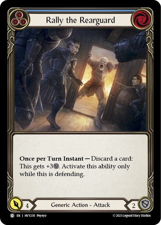 Rally the Rearguard (Blue) [HVY - HVY230]