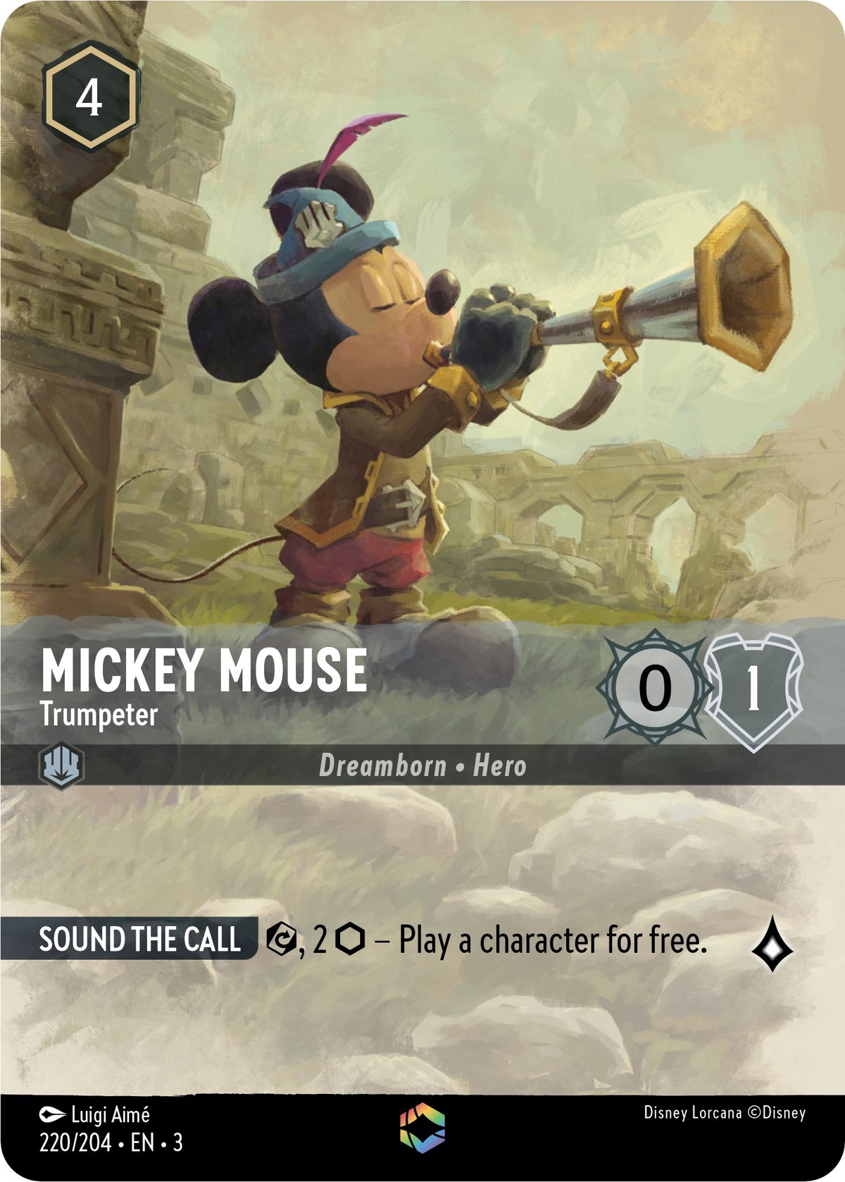 Mickey Mouse - Trumpeter (Enchanted) [3 - 220/204]