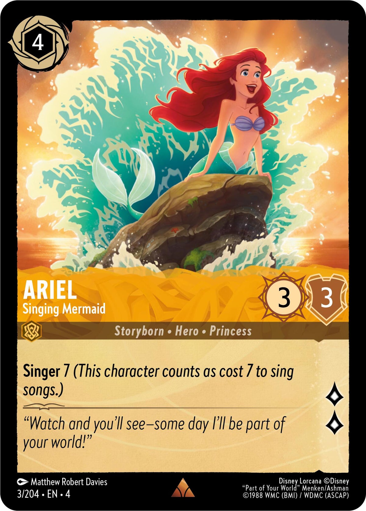 Ariel - Singing Mermaid [4 - 3/204]