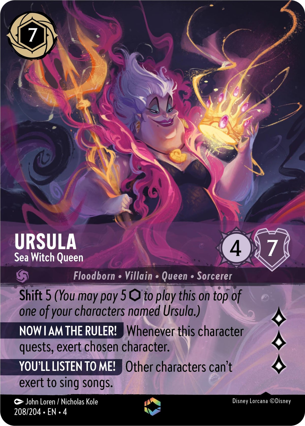 Ursula - Sea Witch Queen (Enchanted) [4 - 208/204]