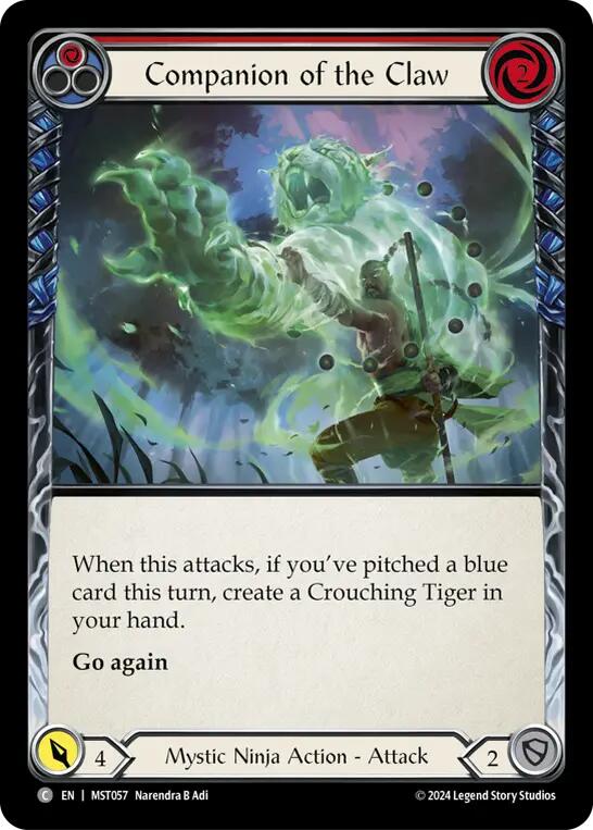 Companion of the Claw (Red) [MST - MST057]