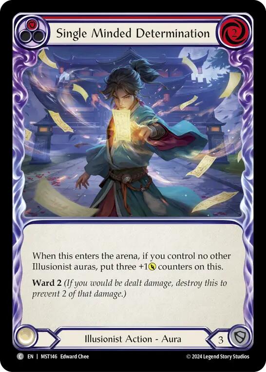 Single Minded Determination (Red) [MST - MST146]