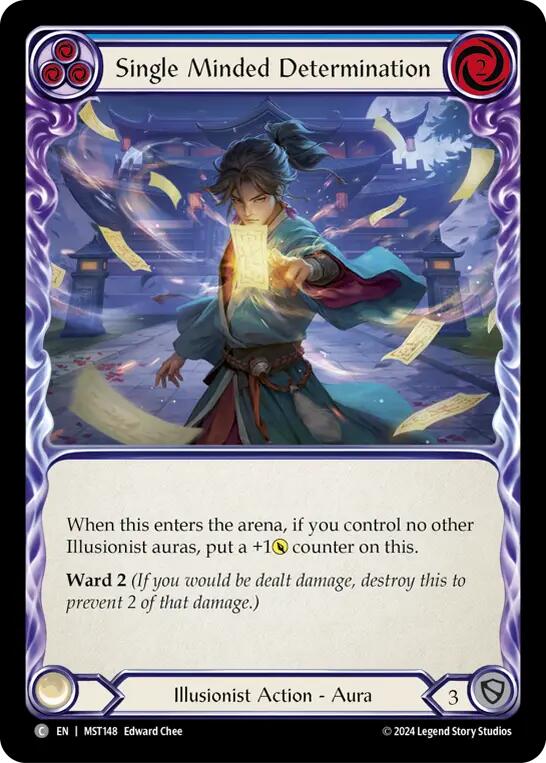 Single Minded Determination (Blue) [MST - MST148]