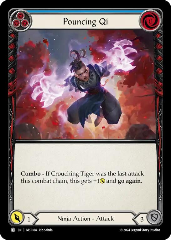 Pouncing Qi (Blue) [MST - MST184]