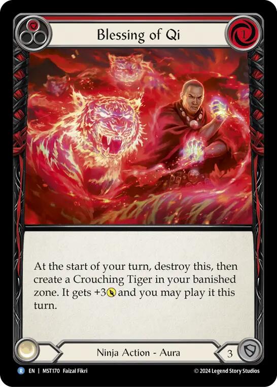 Blessing of Qi (Red) [MST - MST170]