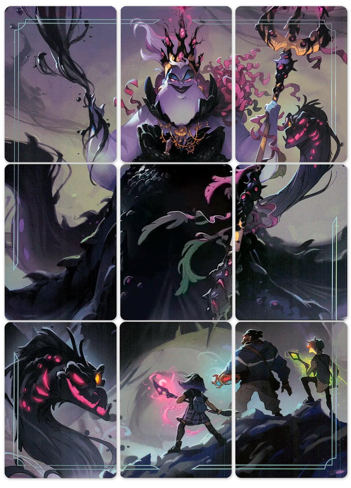 Ursula - Sea Witch Queen Puzzle Insert (Set of 9) [4 - 9]