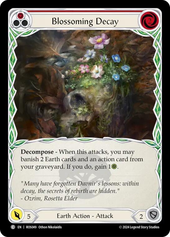 Blossoming Decay (Red) [ROS - ROS049]