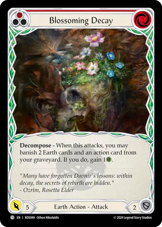 Blossoming Decay (Red) [ROS - ROS049]