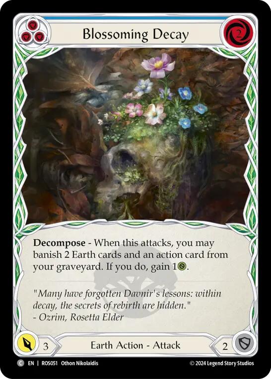 Blossoming Decay (Blue) [ROS - ROS051]