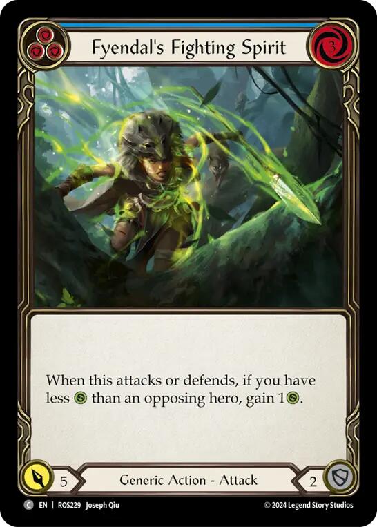Fyendal's Fighting Spirit (Blue) [ROS - ROS229]