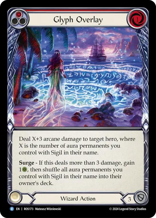 Glyph Overlay (Red) [ROS - ROS173]