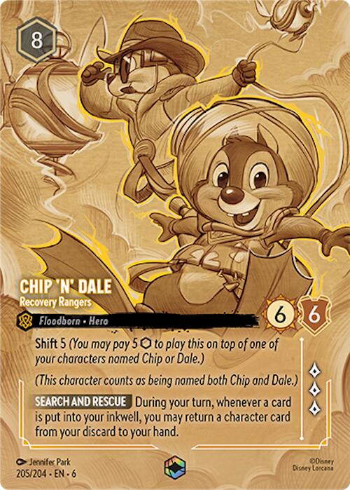 Chip 'n' Dale - Recovery Rangers (Enchanted) [6 - 205/204]