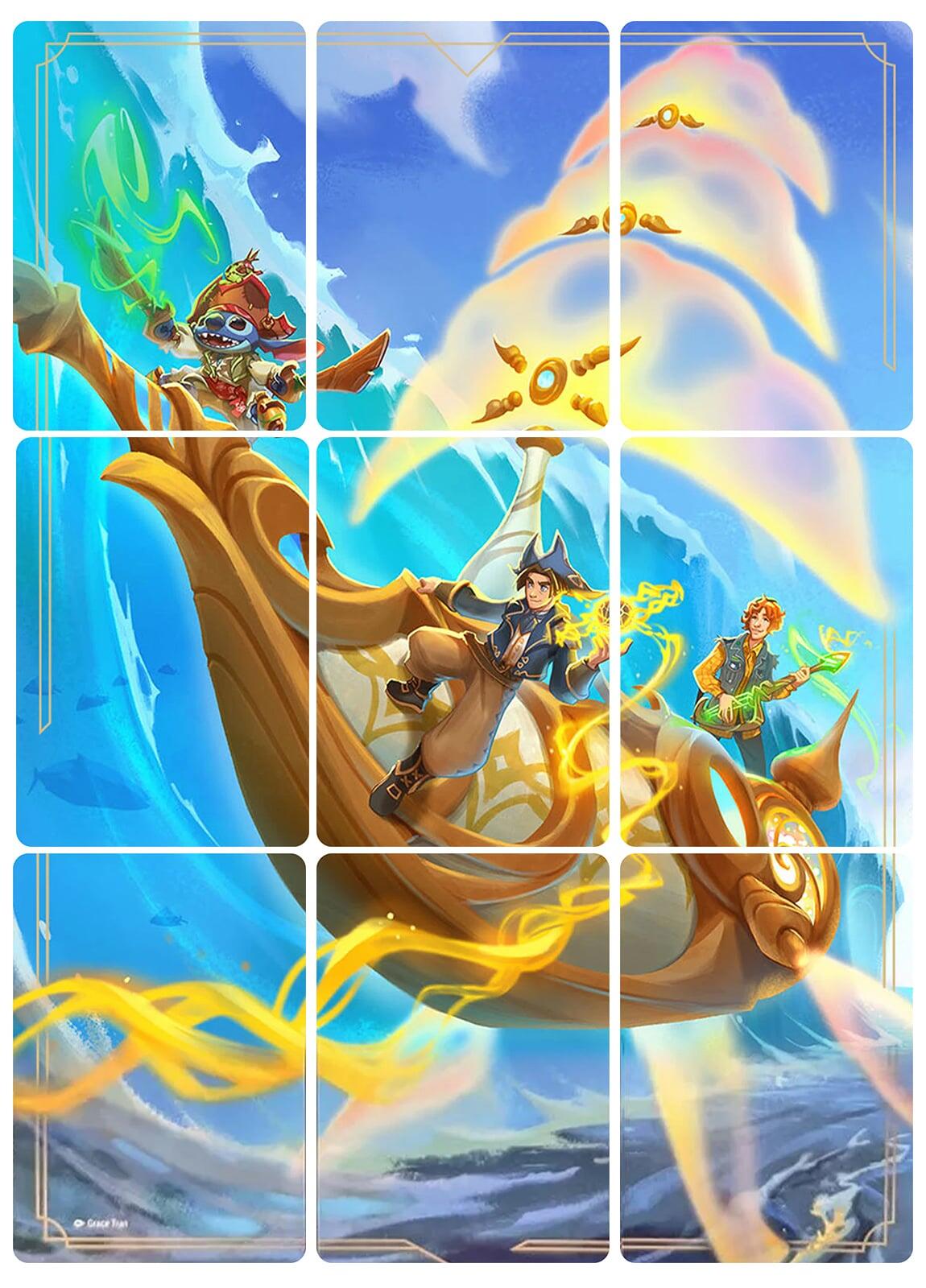 Azurite Sea Puzzle Insert (Set of 9) [6 - 9]