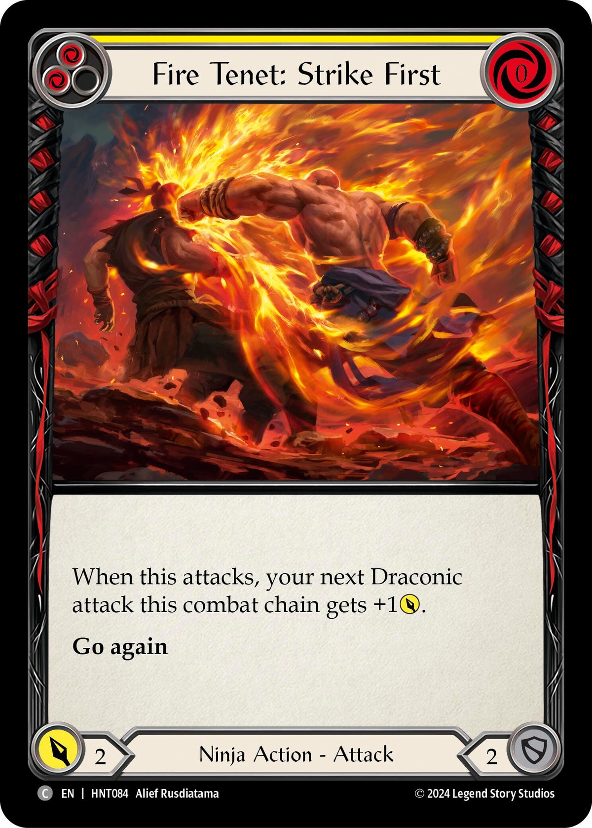 Fire Tenet: Strike First (Yellow)