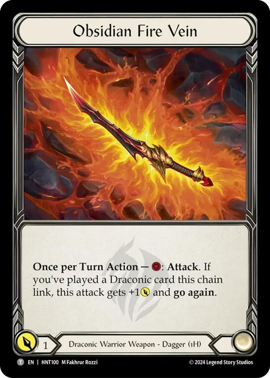 Obsidian Fire Vein // Kunai of Retribution