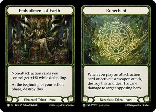 Embodiment of Earth // Runechant // Embodiment of Lightning // Runechant [ROS - ROS257]