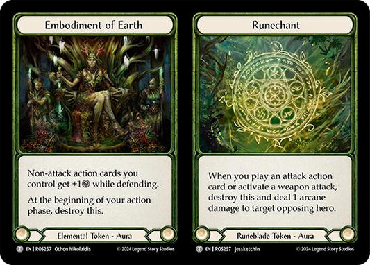 Embodiment of Earth // Runechant // Embodiment of Lightning // Runechant [ROS - ROS257]