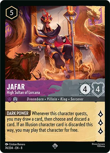 Jafar - High Sultan of Lorcana [8 - 74/204]