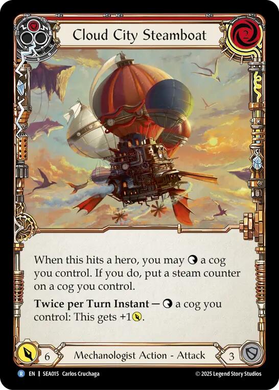 Cloud City Steamboat (Red)