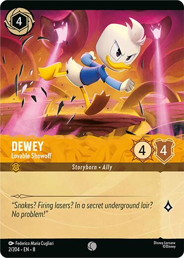 Dewey - Lovable Showoff (Foil) [8 - 2/204]