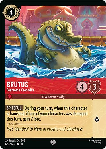 Brutus - Fearsome Crocodile (Foil) [8 - 125/204]