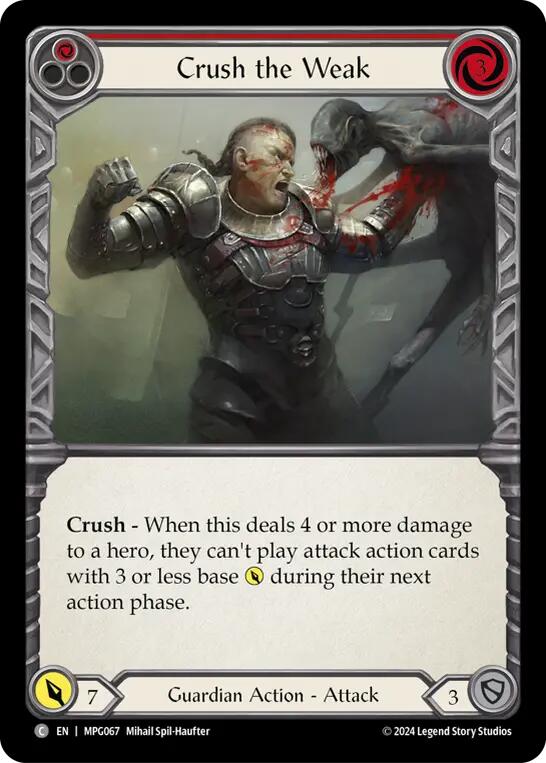 Crush the Weak (Red)
