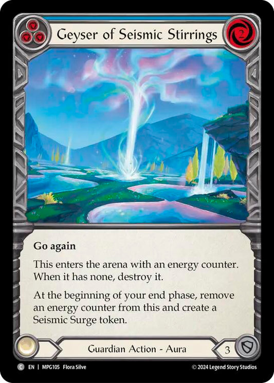 Geyser of Seismic Stirrings (Blue)