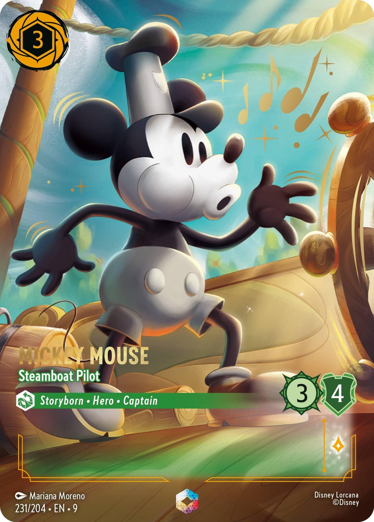 Mickey Mouse - Steamboat Pilot (Enchanted) [9 - 231/204]