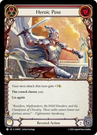 Heroic Pose (Red) [SUP - SUP057]