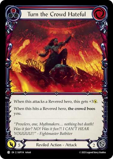 Turn the Crowd Hateful (Red) [SUP - SUP114]
