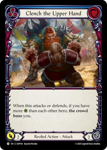 Clench the Upper Hand (Blue) [SUP - SUP103]