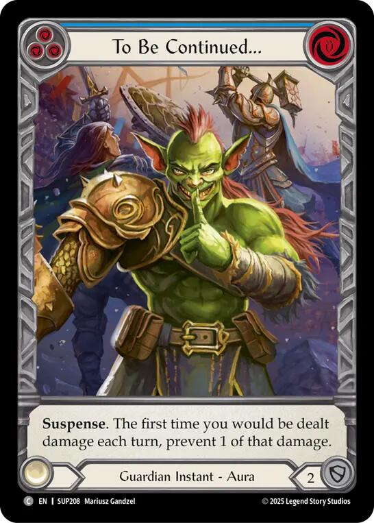 To Be Continued... (Extended Art) [SUP - SUP208]