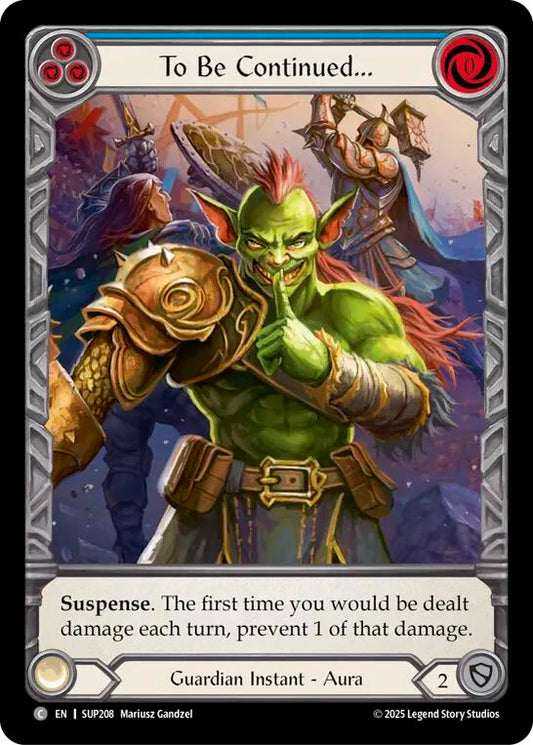 To Be Continued... (Extended Art) [SUP - SUP208]