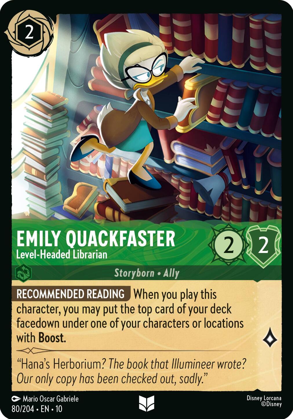 Emily Quackfaster - Level-Headed Librarian [10 - 80/204]