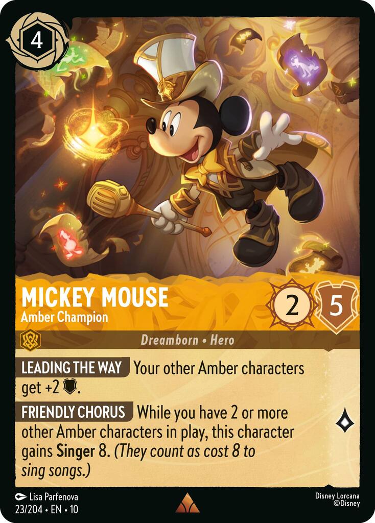 Mickey Mouse - Amber Champion [10 - 23/204]
