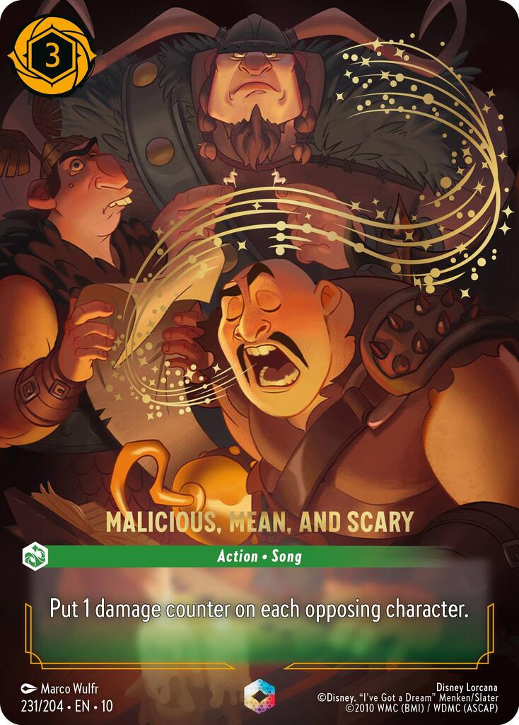 Malicious, Mean, and Scary (Enchanted) [10 - 231/204]