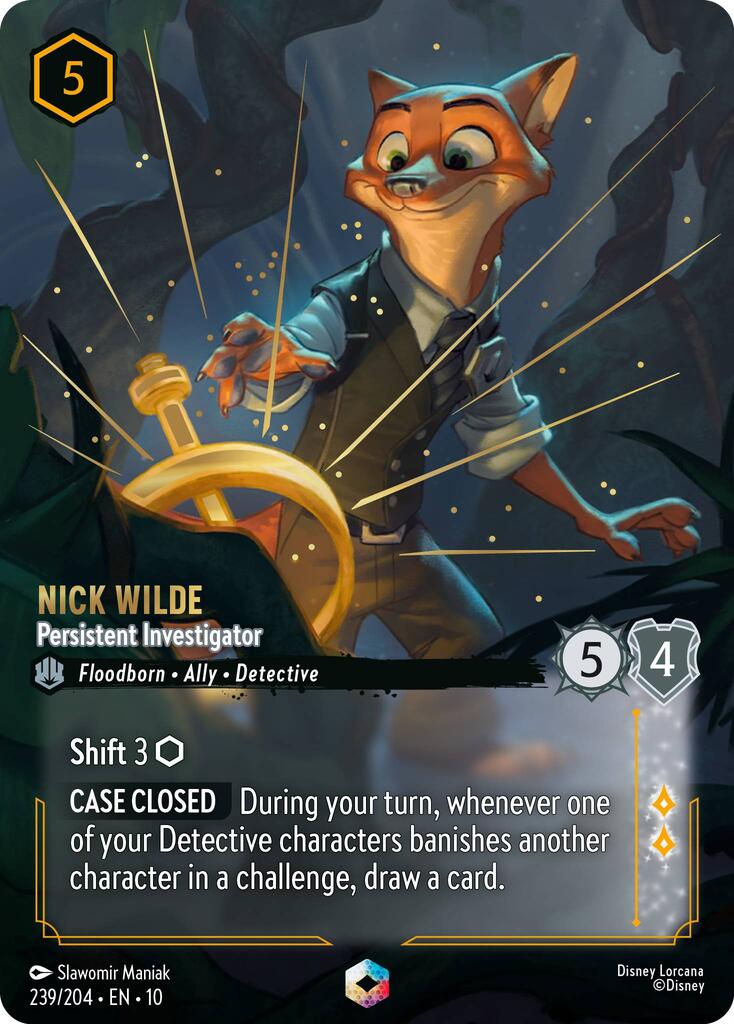 Nick Wilde - Persistent Investigator (Enchanted) [10 - 239/204]