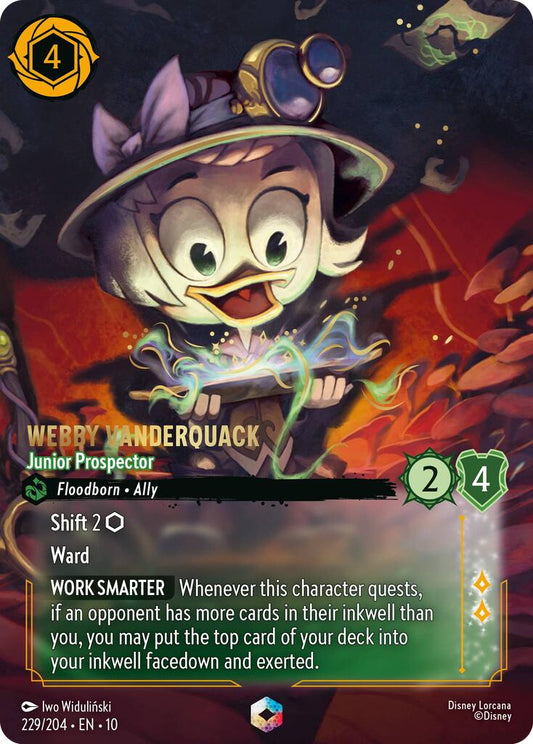 Webby Vanderquack - Junior Prospector (Enchanted) [10 - 229/204]