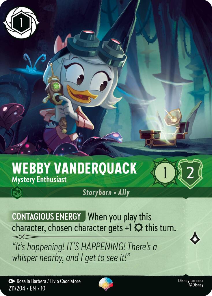 Webby Vanderquack - Mystery Enthusiast (Epic) [10 - 211/204]