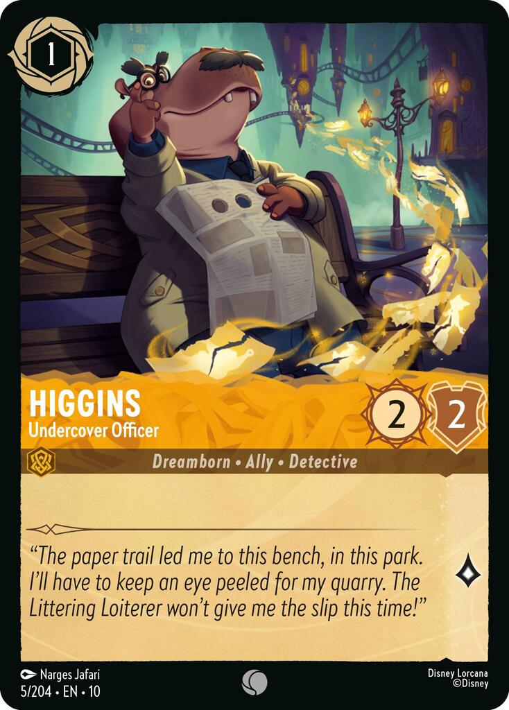 Higgins - Undercover Officer [10 - 5/204]