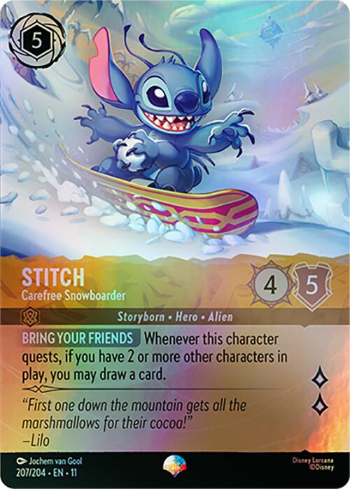 Stitch - Carefree Snowboarder (Epic) [11 - 207/204]