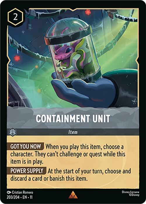 Containment Unit [11 - 203/204]